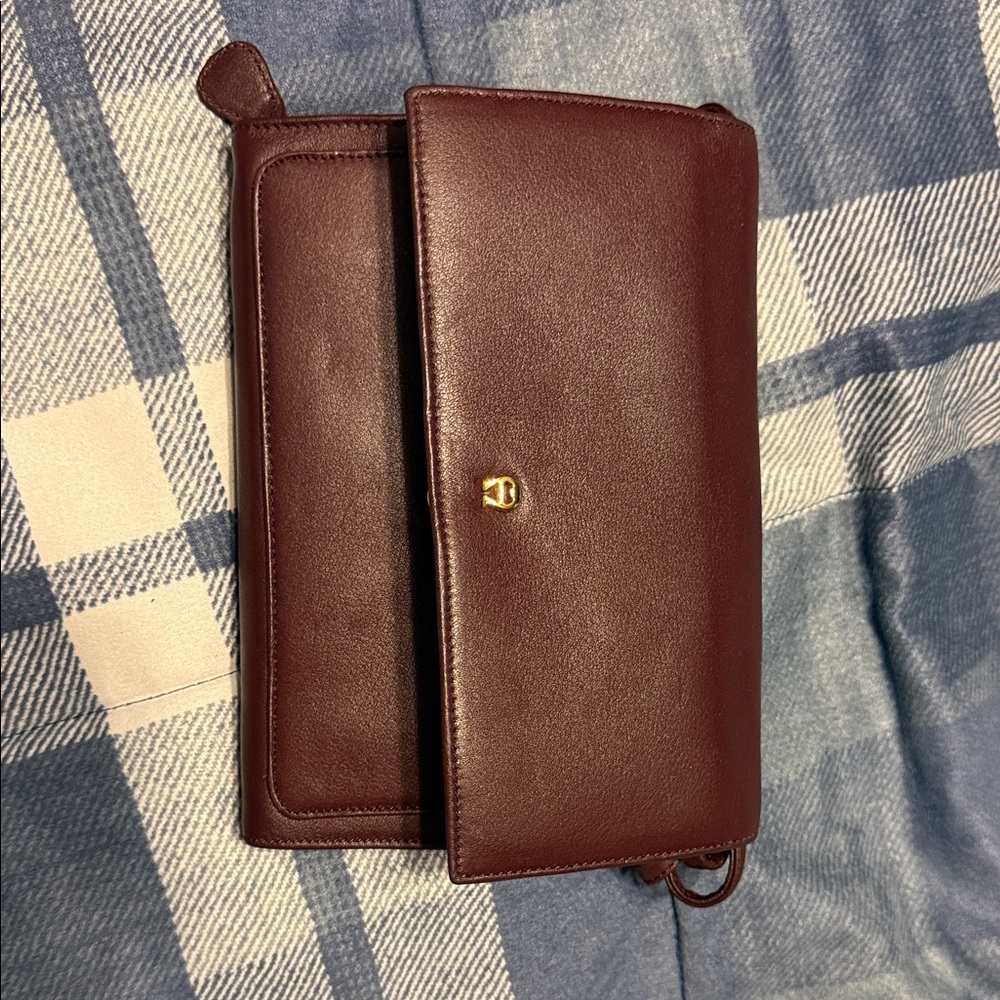 Etienne Aigner Burgundy Crossbody Bag